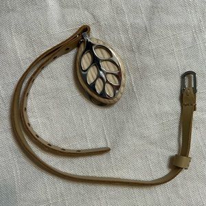Bellabeat Leaf Wellness Tracker with Double Wrap Leather Bracelet
